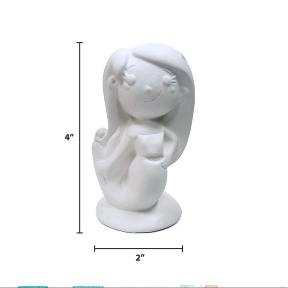 Sparkle Magic 3D Mermaid Figurine, Sparkling 3D Dot Art - Picture 4 of 8